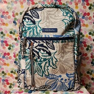 Vera Bradley "Santiago" Small Backpack; NWT; Blue